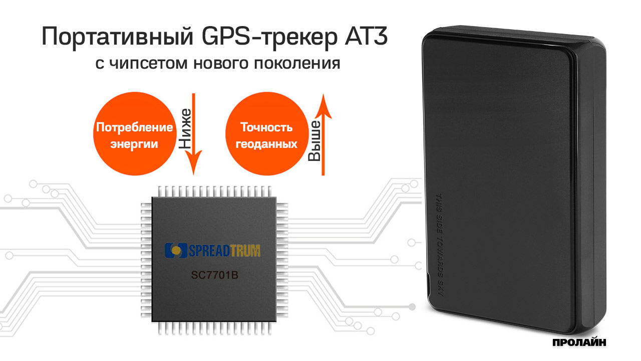Портативный GPS-трекер AT3