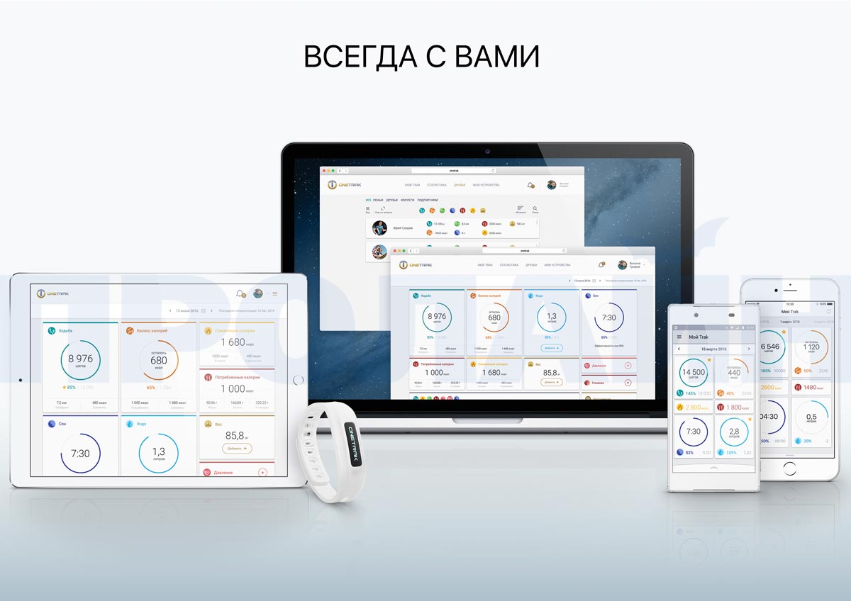 Умный браслет ONETRAK SPORT