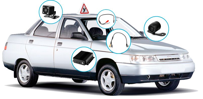 Комплект видеонаблюдения для автошколы Proline KIT-8216-42