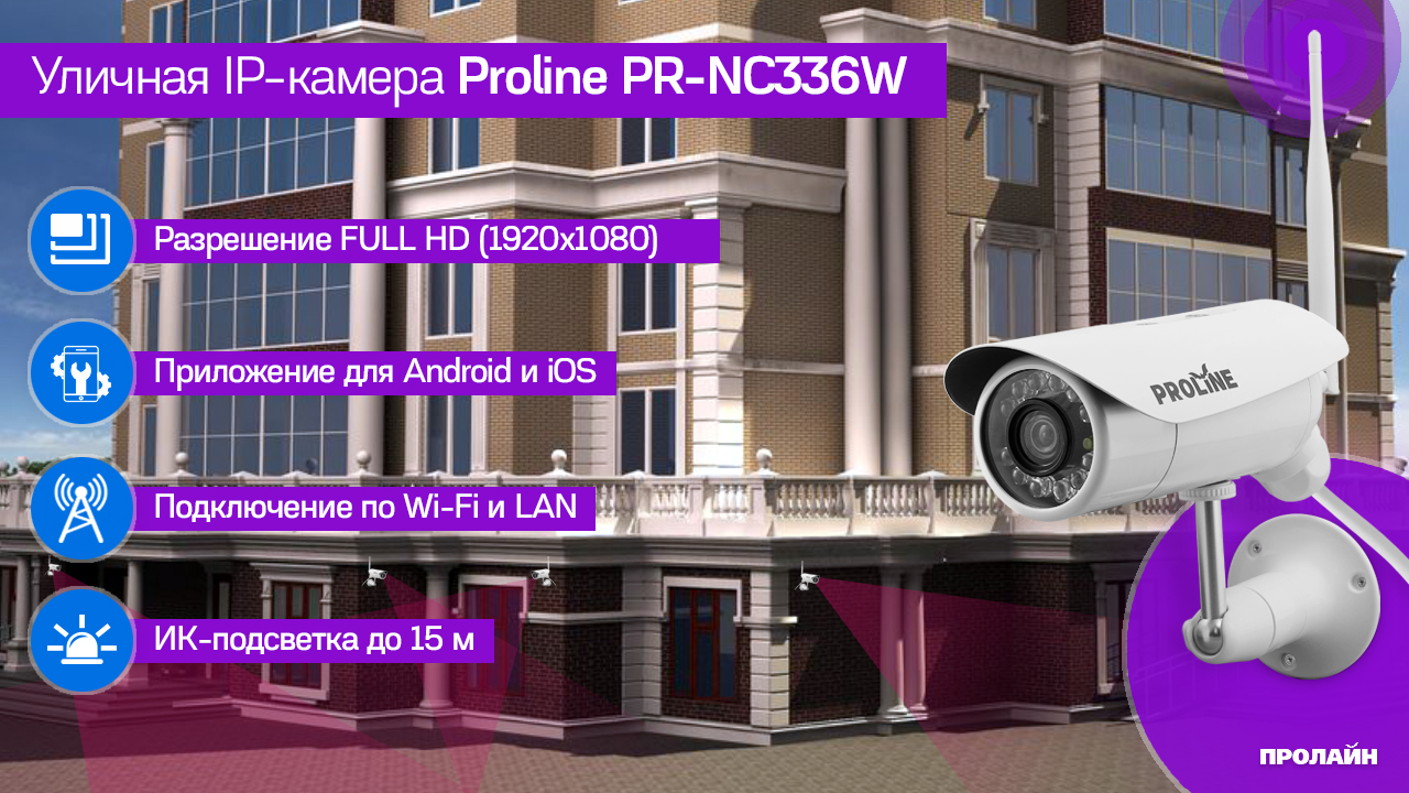 Уличная IP-камера Proline PR-NC336W