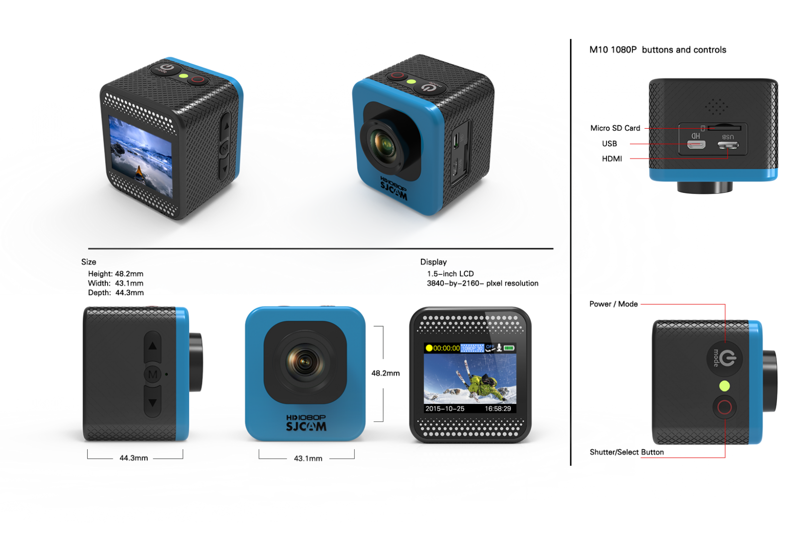 Экшн камера SJCAM M10