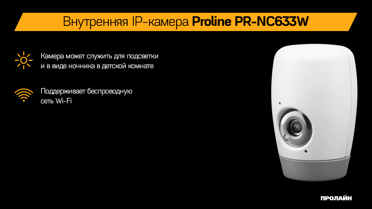 Внутренняя IP-камера Proline PR-NC633W