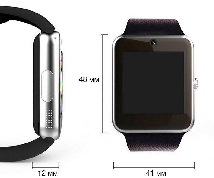 Умные часы Smart Watch GT08 Black