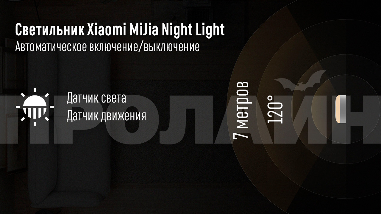 Умный светильник Xiaomi MiJia Night Light