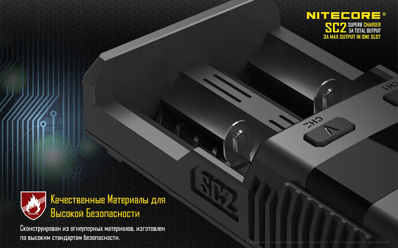 NiteCore SC2 SUPERB Charger