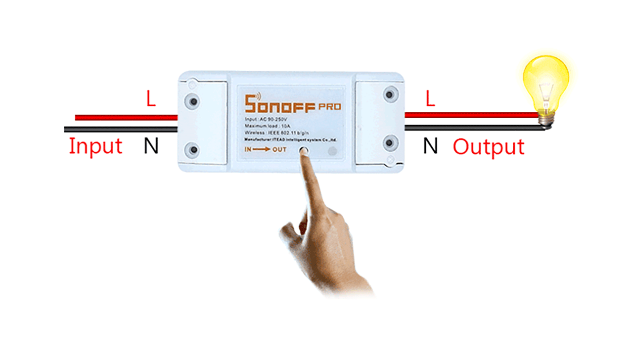Умный Wi-Fi выключатель Sonoff RF
