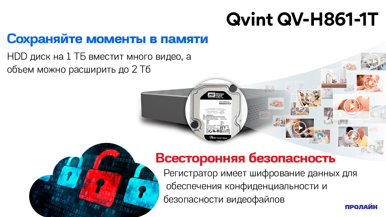 Сетевой видеорегистратор Qvint QV-H861-1T