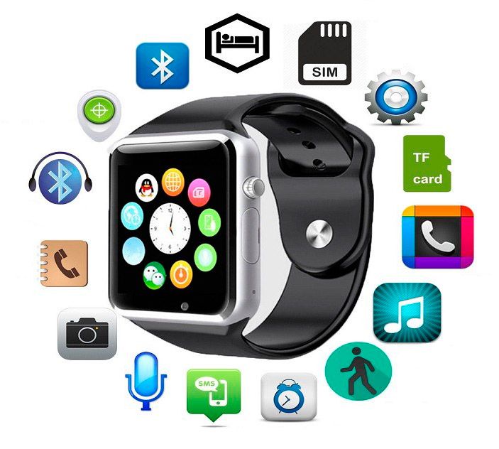 Умные часы с GPS Smart Watch A1