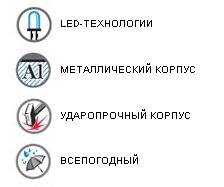 Миниатюрный фонарь LED