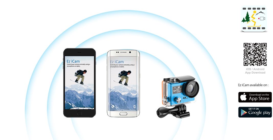 Экшн камера EKEN H8 4K Pro