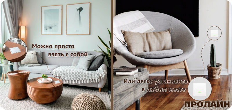 Беспроводной выключатель Proline HT-W4WS06M