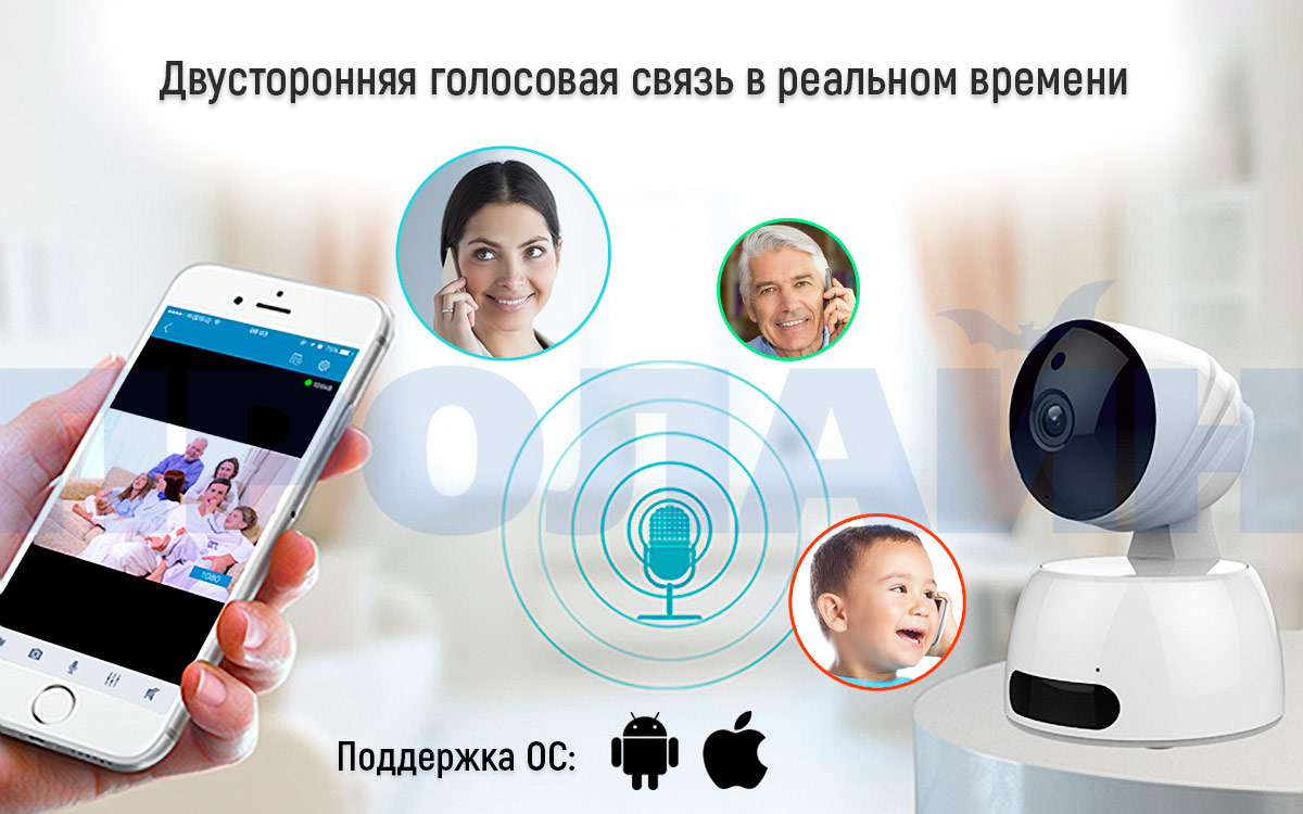 Внутренняя поворотная IP-камера Qvint QV-H829X