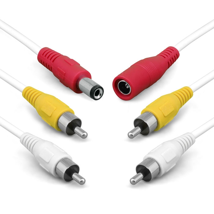 Кабель для видеонаблюдения с питанием и звуком Proline PR-RCADCA03W