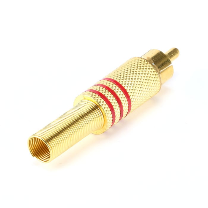 Разъем RCA-ANYTYPE-G(п) (винт), красный