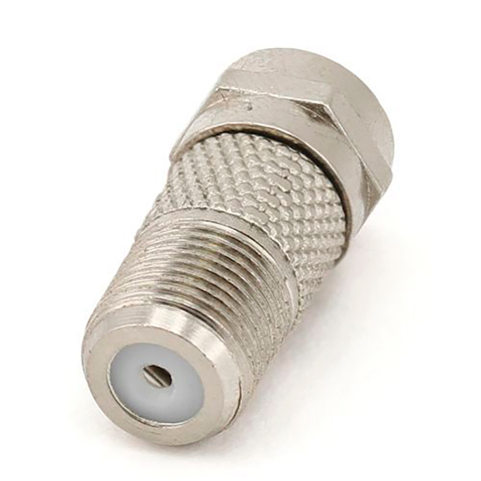 Переходник F(м)/F(п) (с пином)