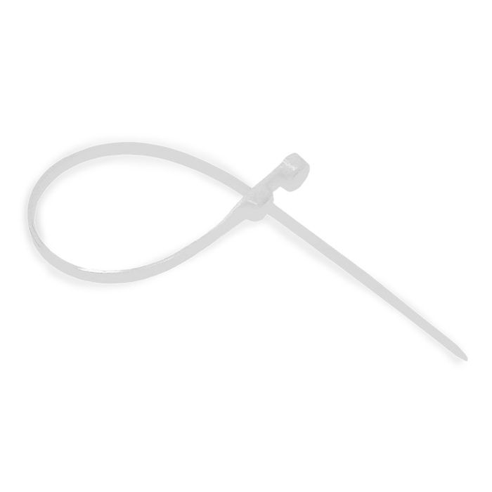 Хомут под винт 100мм 07-0104 белый