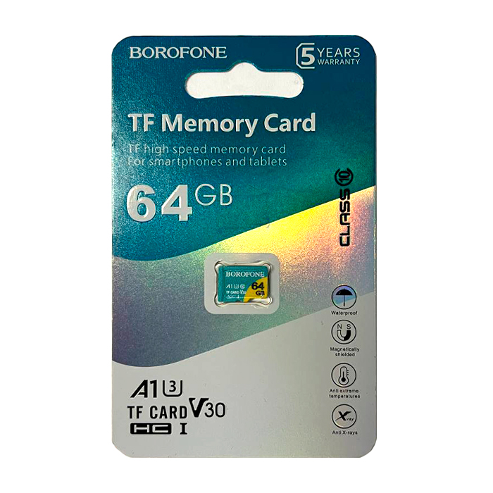 64Gb microSDHC C10 Borofone