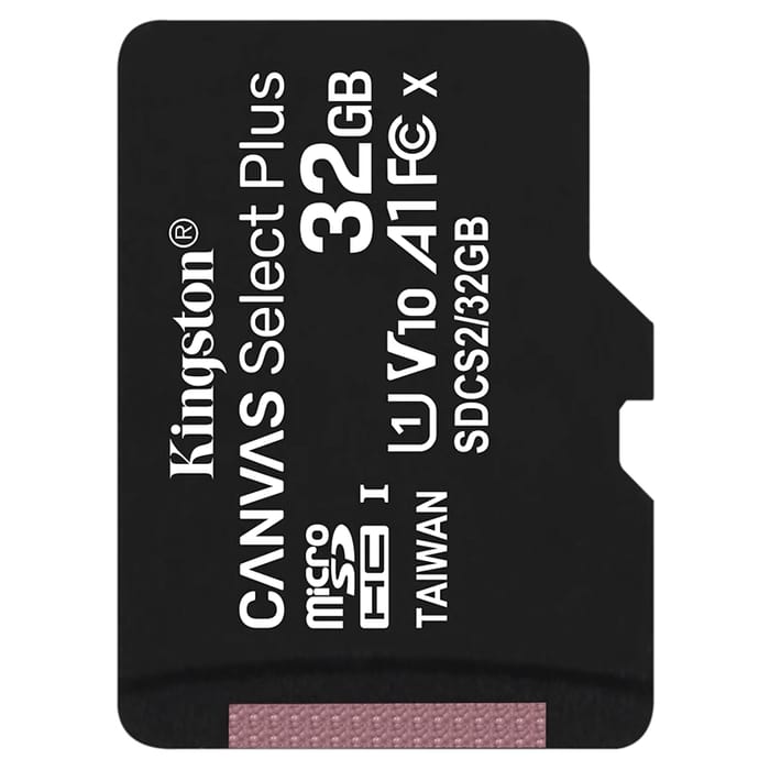 32GB microSD HC-I1 C10 Kingston с адаптером