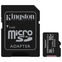 Kingston microSD 32Gb HC-I1 C10 с адаптером