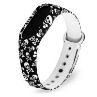 Ремешок для фитнес-браслета Mi Band 2 с узором череп
