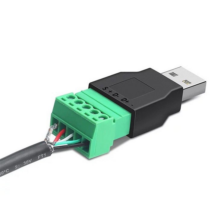 Разъем USB-ANYTYPE(п) USB2.0 (клемник)
