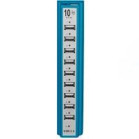 USB HUB 10P (синий)